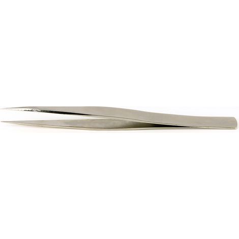 Brucelles RS PRO AA.NP pointe droite en Acier au carbone, L. 130 ( Prix pour 1 )