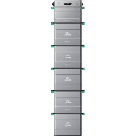Zendure SolarFlow 1600 AC+ - Stockage AC Plug & Play, compatible avec panneaux solaires, HEMS ZENKI™ 1600W, 1,92 kWh extensible à 11,52 kWh, IP65. avec 5xAB2000L
