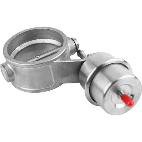 Soupape de contrôle d'échappement universelle pour voiture – 2,5 pouces (63 mm), métal résistant, fonction fermeture automatique (1/5)