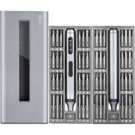 Kit de tournevis électrique miniature sans fil de précision avec 50 embouts en 1, outil de réparation (1/5)