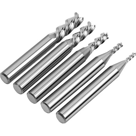 Fresa CNC Two Trees hrc55 3 flute carburo tungsteno 5 pezzi (1/2)
