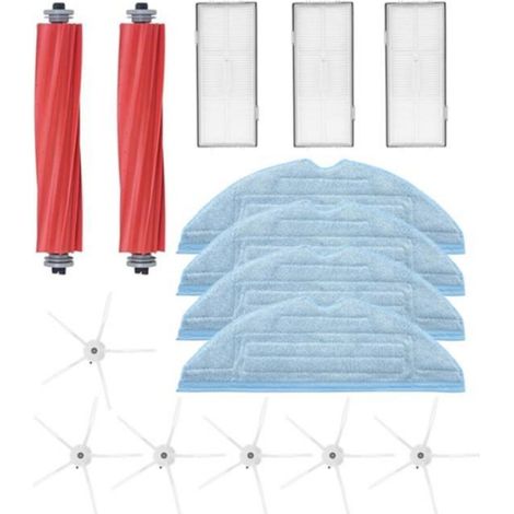 Kit D'Accessoires pour Roborock S7 S7 plus T7S T7S plus Robot Aspirateur avec Brosse LatéRale Principale Filtres Hepa Tampons de (1/4)
