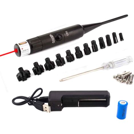 Version carton du calibrateur laser rouge et vert, connecteur 12, sans zéro, alésage laser Singht (1/5)
