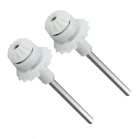 Kit d'arbre de transmission pour nettoyeur de piscine Zodiac MX8  Lot de 2 pièces compatibles d'origine R0525100  Remplacement de l'arbre de transmission côté aspiration avec roulements et joints (1/5)
