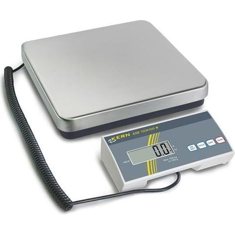 Paketwaage Wiegeplatte 315x305x65mm m.Display/9V Netzgerät VA Wiegeteller KERN