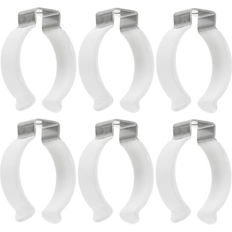 Supports pour tubes LED en acier inoxydable, 6 pièces, clips de (1/5)