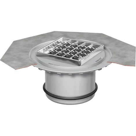 ACO Pieza de extensión AV-Selecta PP 196x196/ L15/ antideslizante/con rejilla, 5084.97.00