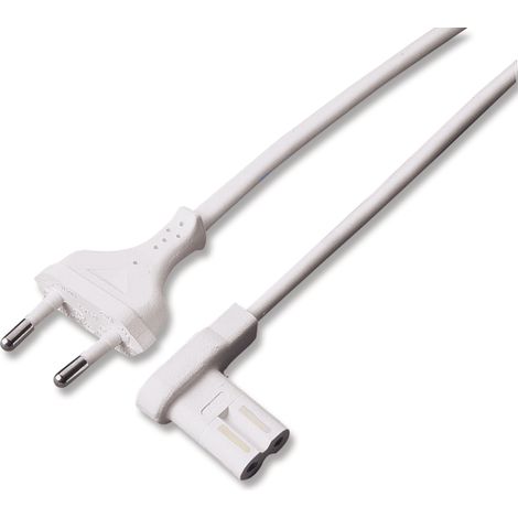 Zuleitung 2000, L 2000 mm, mit Eurostecker und Winkel-Anschlussstecker
