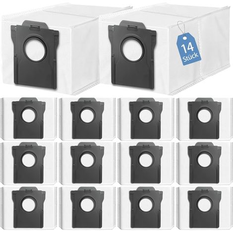 14 Staubbeutel für Mova P50/Dreame l40s pro ultra/L10s Ultra Gen 2/Gen 3/X50 Ultra Complete,für Dreame X40/L10/X20/X30/L50/Aqua10 Ultra,für Mova P50/Z60/P10/E30/V50 Roboter Staubsauger,Ersatz Zubehör