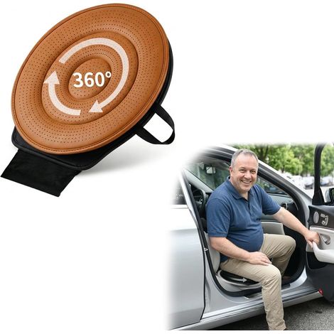 Coussin de Siège Pivotant à 360° - Aide à l'Assise Ergonomique pour Voiture