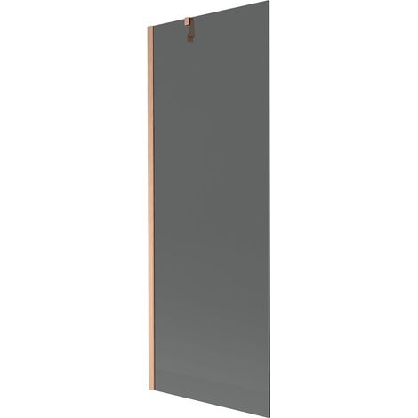Mexen Next mampara de ducha de 1 hoja 70 x 150 cm, grafito, cobre cepillado - 895-070-000-00-40-65 (1/5)