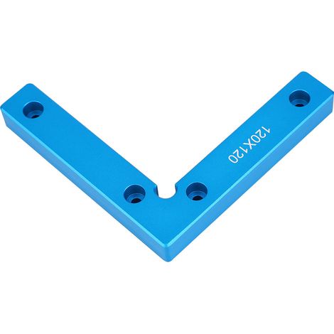 2 Stück Aluminium 90-Grad-Positionierwinkel 120x120mm L-förmige Eckklemme Holzbearbeitungswerkzeug (1/5)