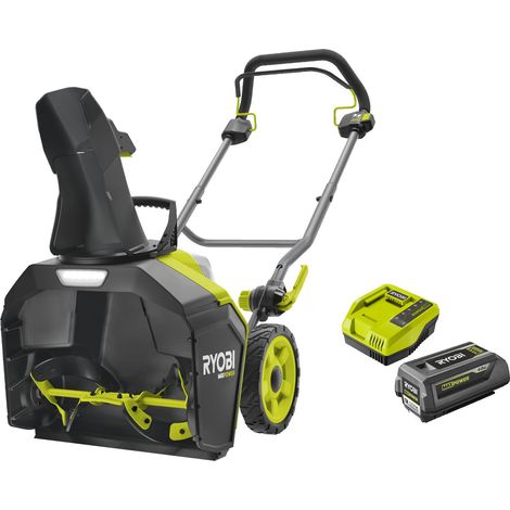 Ryobi RY36STX45A-140 Einphasige bürstenlose Schneefräse, Akku 36 V, 45 cm, 1 x 4,0 Ah