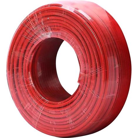 V-Tac – Câble solaire unipolaire rouge 4 mm² – Bobine de 50 mètres – Connecteur pour panneaux solaires – Résistant aux UV (1/4)