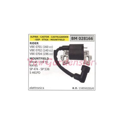 Bobina accensione STIGA CASTELGARDEN rider VBE 0701 VBE 0702 VBE 0704