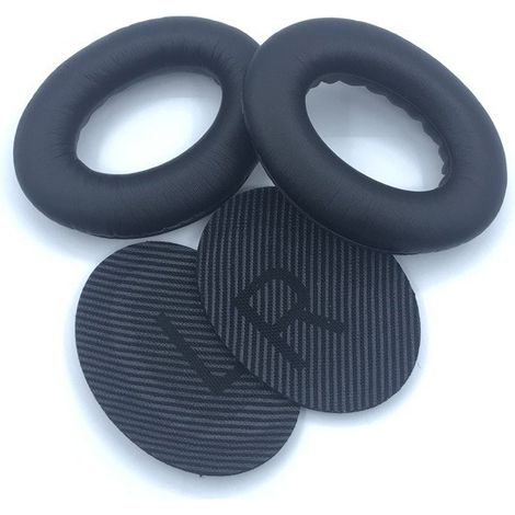 Cuscinetti auricolari di ricambio compatibili con le cuffie BOSE QuietComfort 35II QC35 (neri)