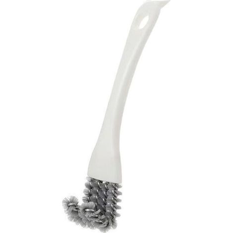 Brosse de nettoyage pour barbecue. Idéale pour nettoyer les recoins difficiles d'accès et peut également servir à nettoyer les éviers. (Lot de 2) (1/5)