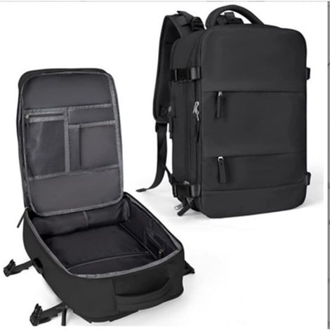 Petit sac à dos de voyage étanche avec port USB et trousse toilette (1/5)