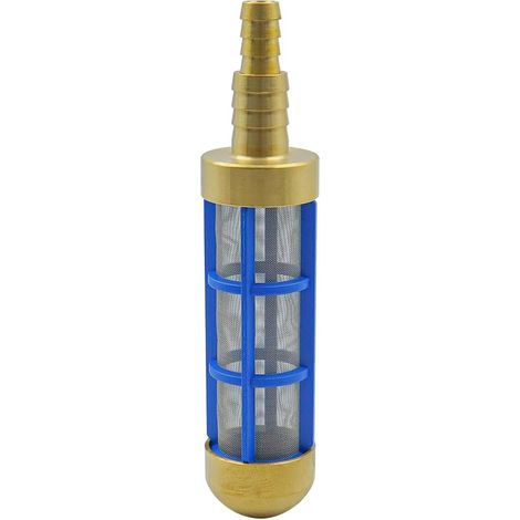 Filtre d'aspiration en Laiton Pur adapté 1/2" et 3/4" pour Pompe de Nettoyeur Haute Pression Camping-Car, Filtre d'aspiration Filtre de Tuyau d'arrosage (1/5)