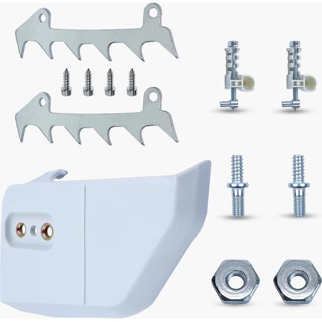 Couvercle de pignon pour Stihl 017 018 MS170 MS180 MS210 MS230 021 023 025 MS250 Tronçonneuse avec écrous, vis, accessoires de pointes de pare-chocs, remplacement OEM 1123 640 1705 (1/5)