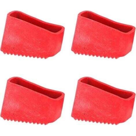 Pieces Ladder Foot Covers, Rubber Ladder Feet, for Stairs, Non-Slip Rubber Pads, Ladder Protection Cushion for Telescopic Ladders