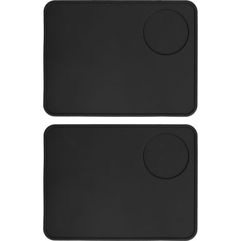 2-teilige rutschfeste Silikonmatte für Kaffeetamper, Kaffeepulver-Tamperpad, ideal für Zuhause, Küche und Bar (1/5)