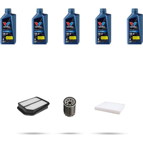 Kit tagliando 3 FILTRI e 5L OLIO compatibile con Suzuki Grand Vitara 2.0 103kw dal 2005 (1/5)
