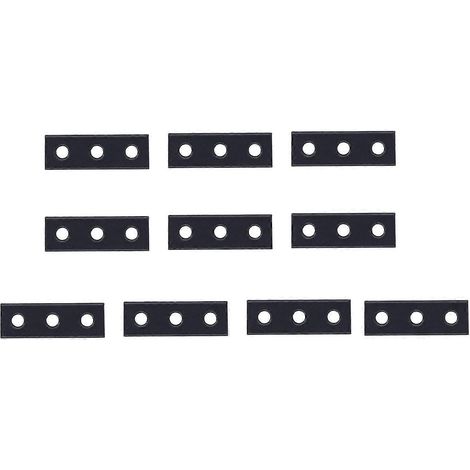 10 Stück Möbelverbindungsplatten, robuste, rostfreie Aluminiumlegierung, gerade Winkelverbindungsplatte 1515