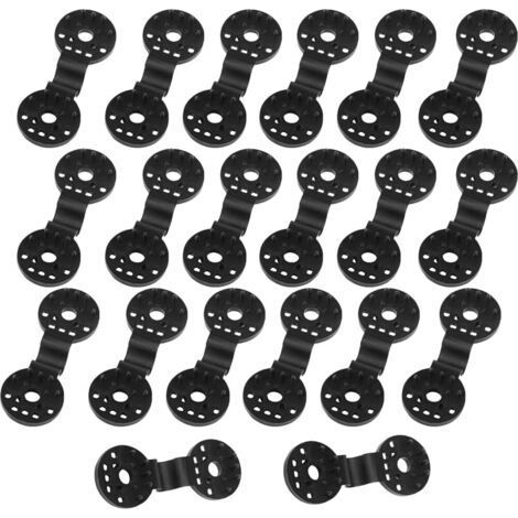 Lot de 20 clips de fixation pour toiles d'ombrage, clips de verrouillage, clips de protection solaire pour filets de protection solaire, filets de jardin, filets anti-oiseaux, tissus de protection sol (1/5)