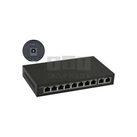 Pulsar Switch PoE 10 Ports mit 8 Ports PoE 30W