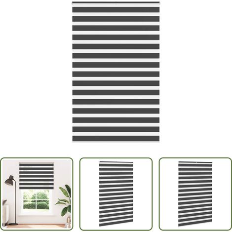 Doppelrollo -  Doppelrollo Schwarz 145x200 cm Stoffbreite 140,9 cm Polyester (1/5)