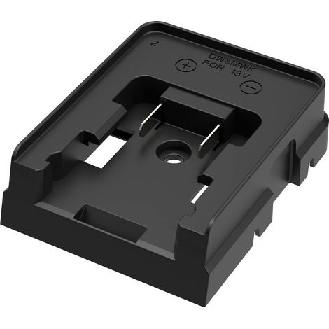 Ansmann Adapterplatte Milwaukee/DeWalt Faretto da cantiere alimentato a batteria 1600-0733 (1/2)