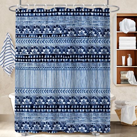 Voile de douche polyester 180x180 aéré bâche de douche pour personne à mobilité réduite (1/5)