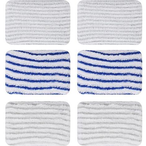 Pièces Lingettes ZR850002 pour Rowenta Clean & Steam ZR850002 ZR005801 ZR005804 Tampons Lavable en Microfibre pour Rowenta RY7xxx RY8xxx