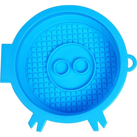Tapis à lécher à ventouse pour animaux de compagnie, bol pliable en silicone pour chiens et chats, mangeoire lente (1/5)
