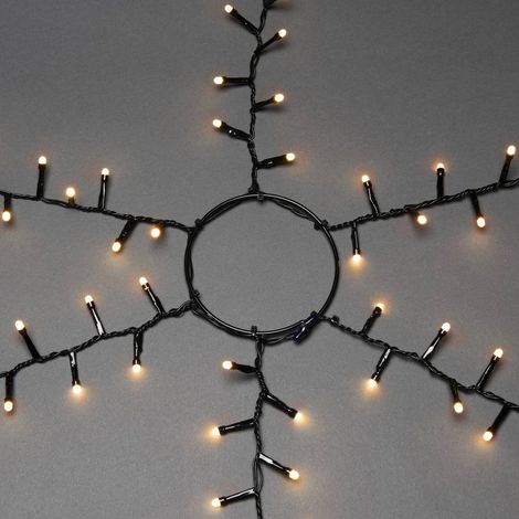 Kit d’éclairage 240cm - 6x 110 led - 2100K frosted pour sapin de Noël - 6650-830 (1/4)