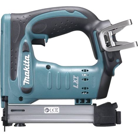 Makita – Agrafeuse électroportative 18V DST221Z – Longueur agrafes max. 22mm – Moteur Brushless pour installation rapide – Pour bois dur