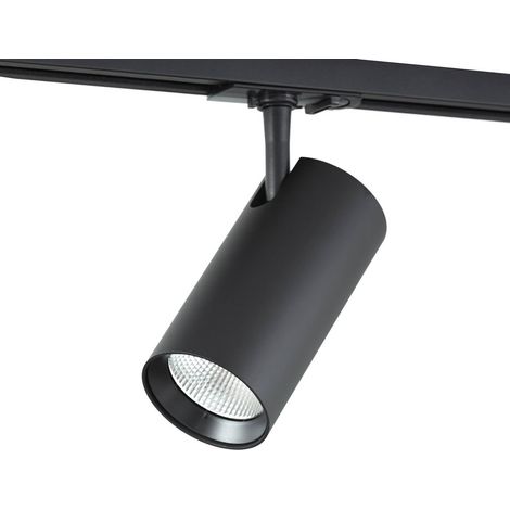 Lindby Lámpara para sistema de riel 'Linaro' en Negro Aluminio