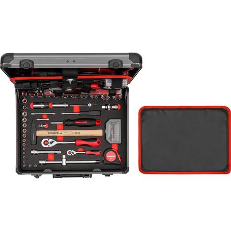 GEDORE  RED  valigetta  attrezzi  ALLROUND  138  pz.  Mont.  Valigetta  con  telaio  in  alluminio  -  3300189 (1/5)
