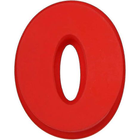 Moules à gâteaux en silicone de 25 cm (10 pouces) en forme de chiffre 0 (1/4)