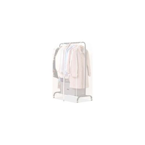 Housse Vetement Penderie Anti Mite Translucide 110cm, Housses de Vêtements avec Zip, Housse Rangement Vetement Penderie pour Résistant à l'Humidité de La Poussière, Penderie Non Inclus - Crezuo (1/4)