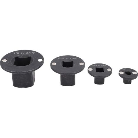 Zoternen 4PCS INSERT L'ADAPTER DE PORTE IMPACT-INSTRAUX LIGNE SECTRER RÉDUCTION 1 pouce M-3 / 4in F 3/4 dans M-1/2 pouces 1/2in (1/5)
