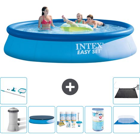 Intex Piscine Easy Set Ronde - 396x84 cm - 8-pièces S31119 (1/5)