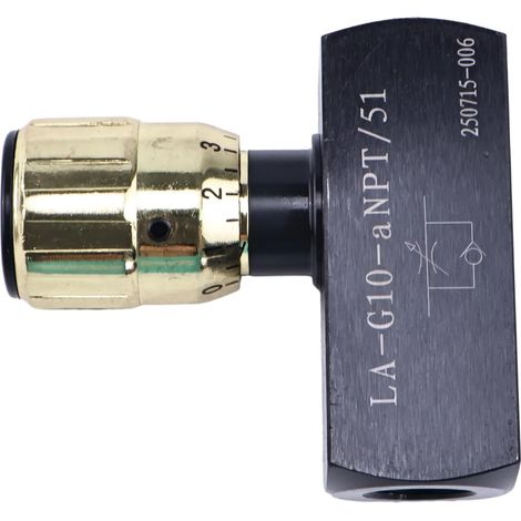 LAFC-06N LAFC06N Variable Flow Inline Hydraulic Control Valve Compatible with Tractor, Excavator, Loader, Bulldozer, Forklift 3/8″ NPT (1/5)