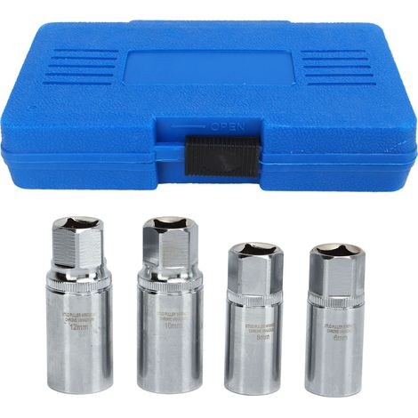 Outil extracteur de vis à douille de 1/2 po, kit d'installation et de retrait de douille de 6, 8, 10 et 12 mm (1/5)