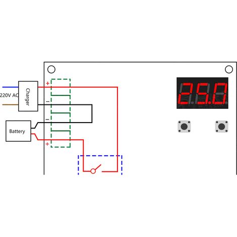 Module de contrôle de charge, carte contrôleur de chargeur de batterie, Protection contre les surcharges 6-60V (1/5)