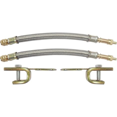 Tuyau de gonflage pour pneus de voiture, vélo et moto rallonge pour pompe à air. (1/4)