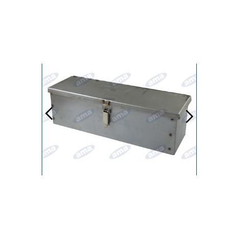 Cassetta porta attrezzi in lamiera per trattore agricolo 300x200x150mm 01276