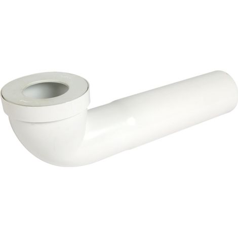 Langer gebogener PVC-WC-Abflussrohr - Ø85 bis 107 Long400 - Ø93