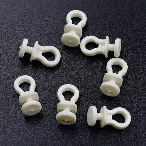 Vorhangschiene aus Kunststoff mit einfacher Kugellagerrolle, geräuschlosem Schienenzubehör, PP-Meterkugellager, altmodische Einzel-/Doppelausführung, elegantes Zubehör (36 Teile) (1/5)